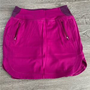 ATHLETA FAIRWAY GOLF SKORT 18” with Zip Pockets